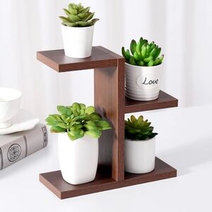 NEW Wood plant shelf still in box!